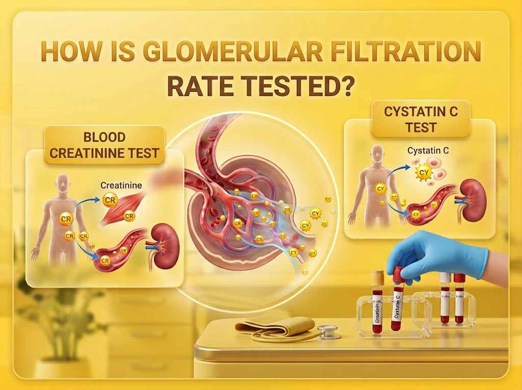 how is glomerular filtration rate test