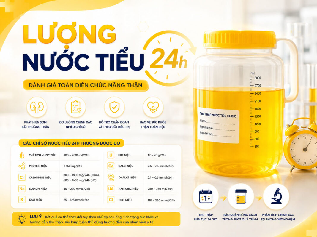 lượng nước tiểu 24h