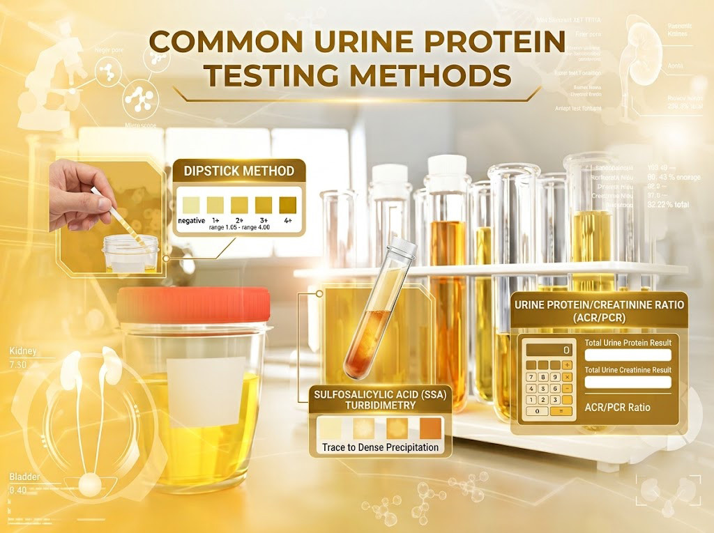 Methods for testing proteinuria
