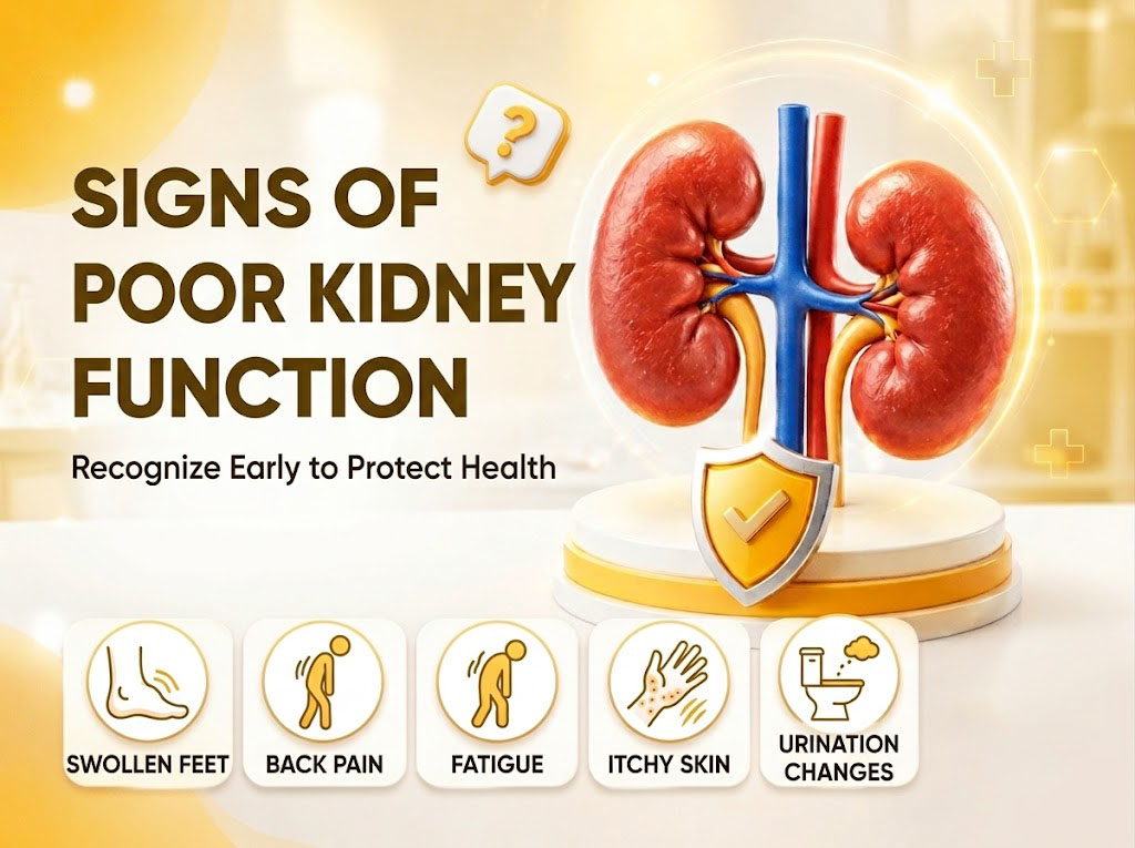 signs of poor kidney function