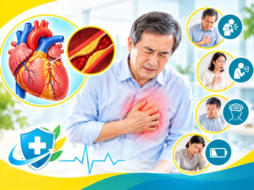 bệnh mạch vành triệu chứng