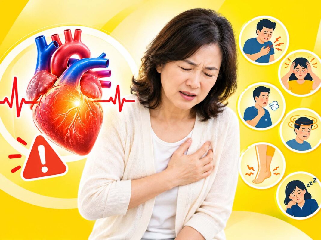 các triệu chứng của bệnh tim
