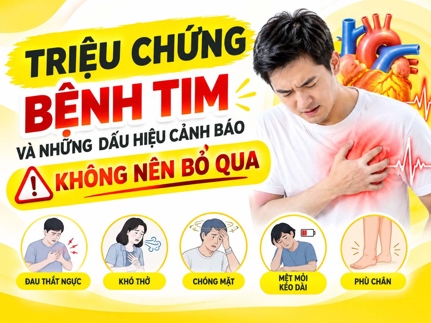 triệu chứng bệnh tim