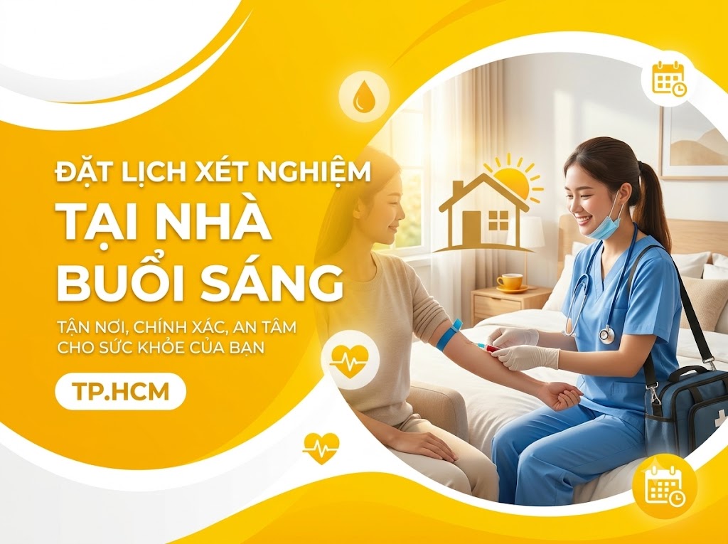 Đặt lịch xét nghiệm tại nhà buổi sáng TP.HCM