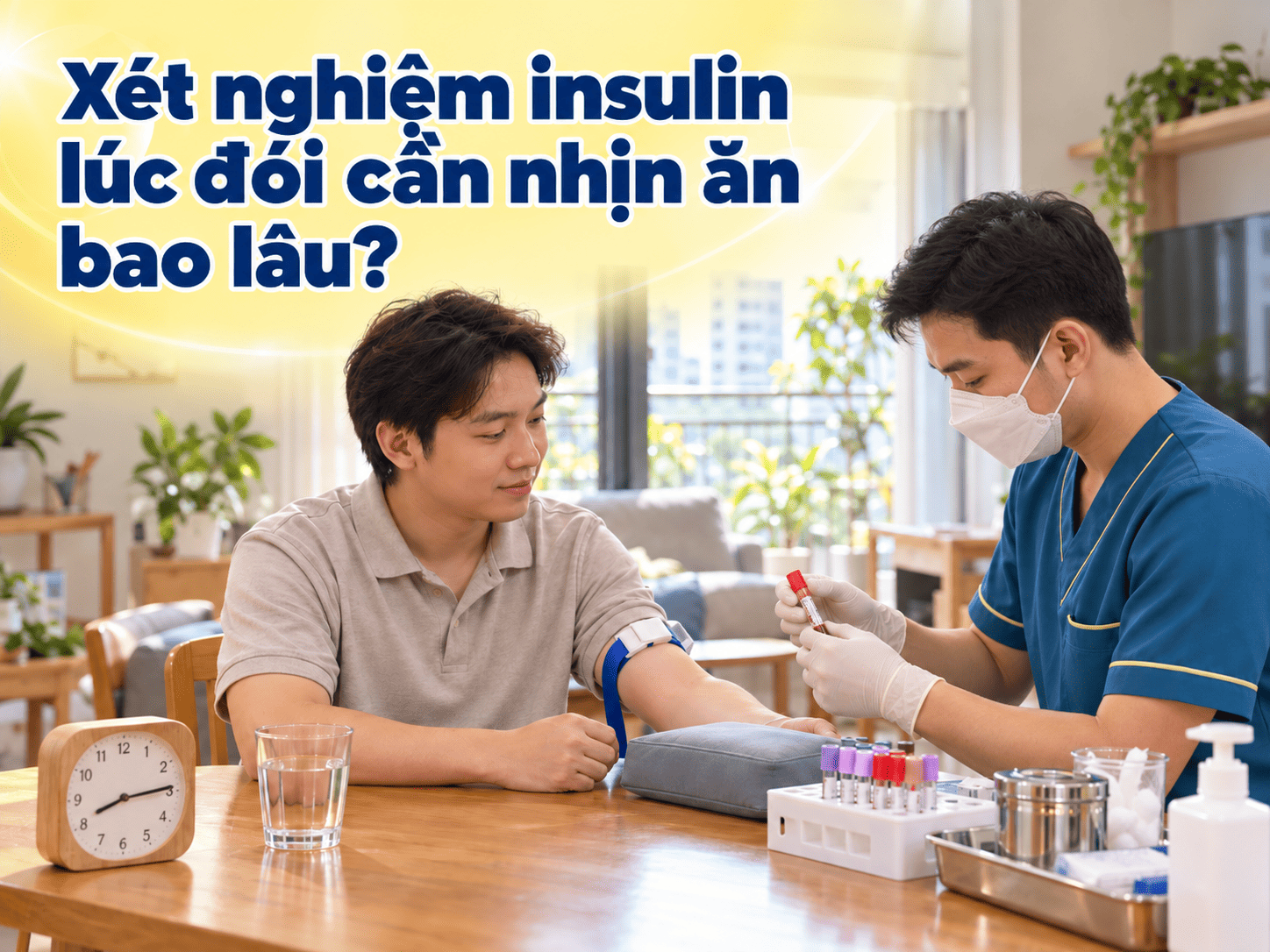 xét nghiệm insulin lúc đói cần nhịn ăn bao lâu