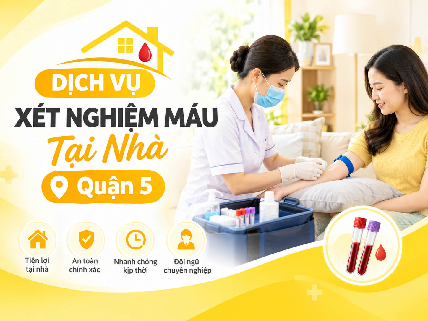 Xét Nghiệm Máu Tại Nhà Quận 5